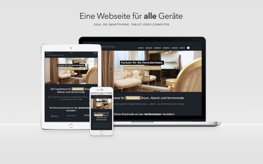 Responsive WordPress Seite